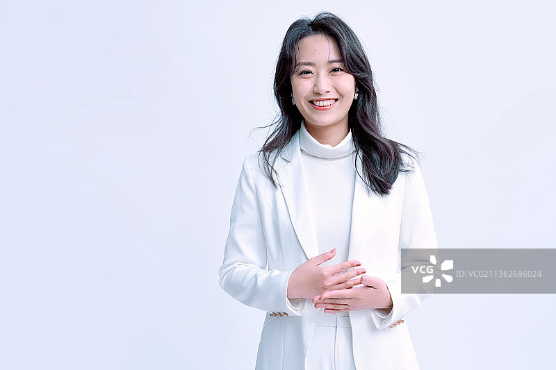 中国青年女性商人肖像图片素材