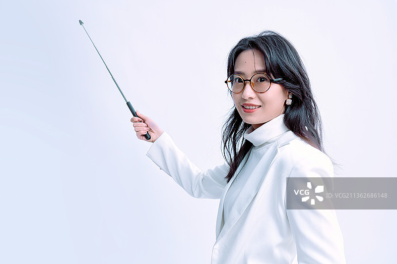 中国青年女性商人肖像图片素材