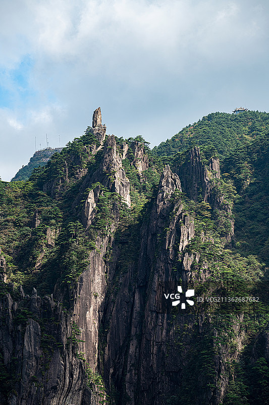 安徽黄山风景区自然风光图片素材