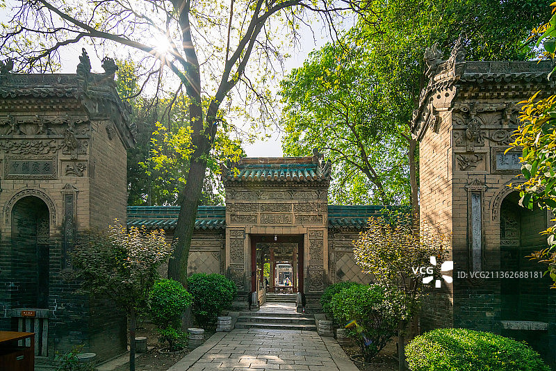 西安化觉巷清真寺图片素材