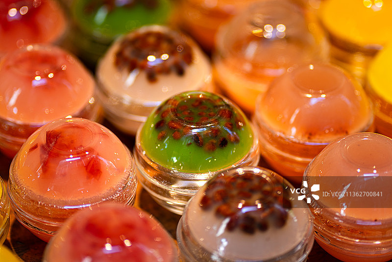 广东彩色钵仔糕图片素材