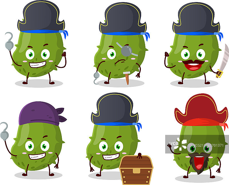 各种病毒疾病的卡通形象图片素材