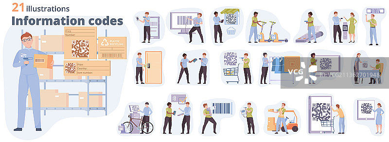 代码扁平化合集图片素材