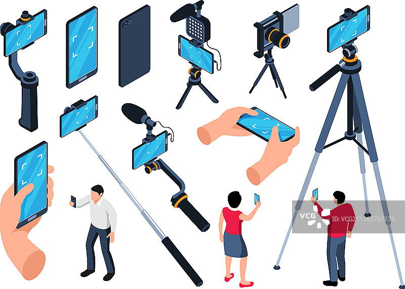 摄影器材2.5D素材图片素材