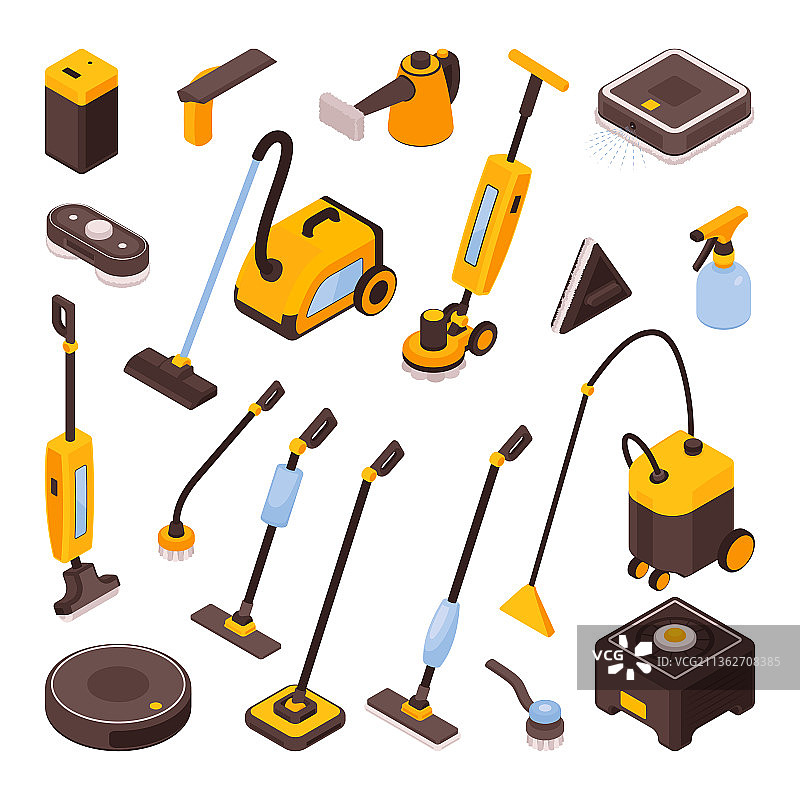 清洁小工具套装图片素材