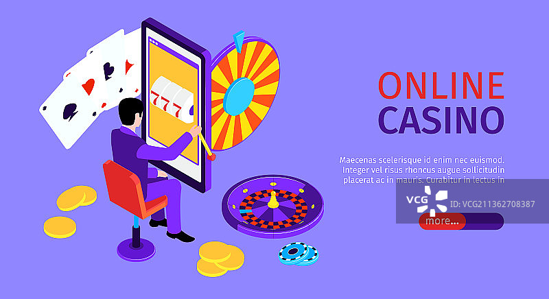 赌场横版banner图片素材