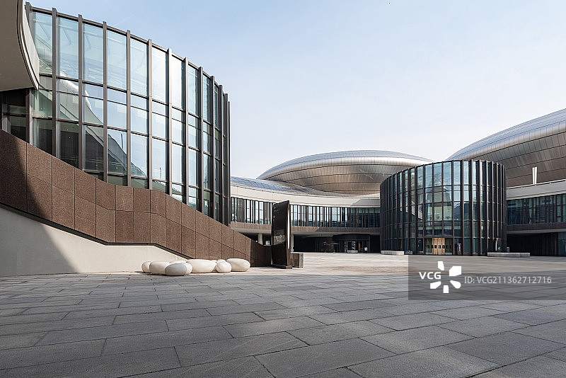 现代城市建筑艺术与空间结构景观图片素材