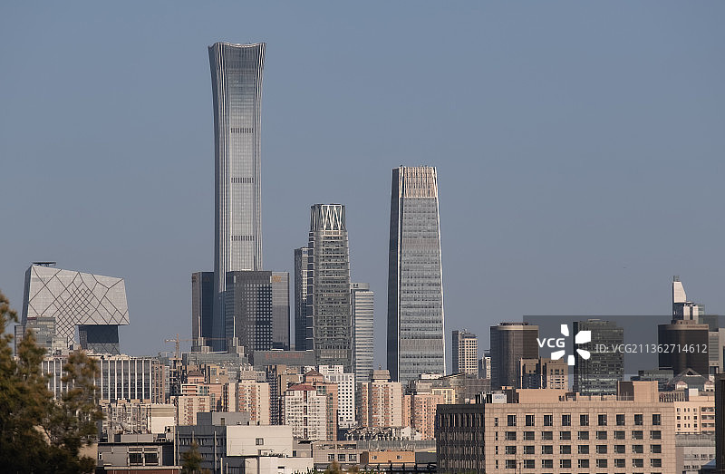 紫禁城 CBD 北京中信大厦图片素材