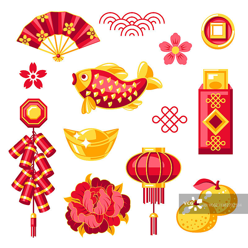 新年快乐吉祥物图片素材