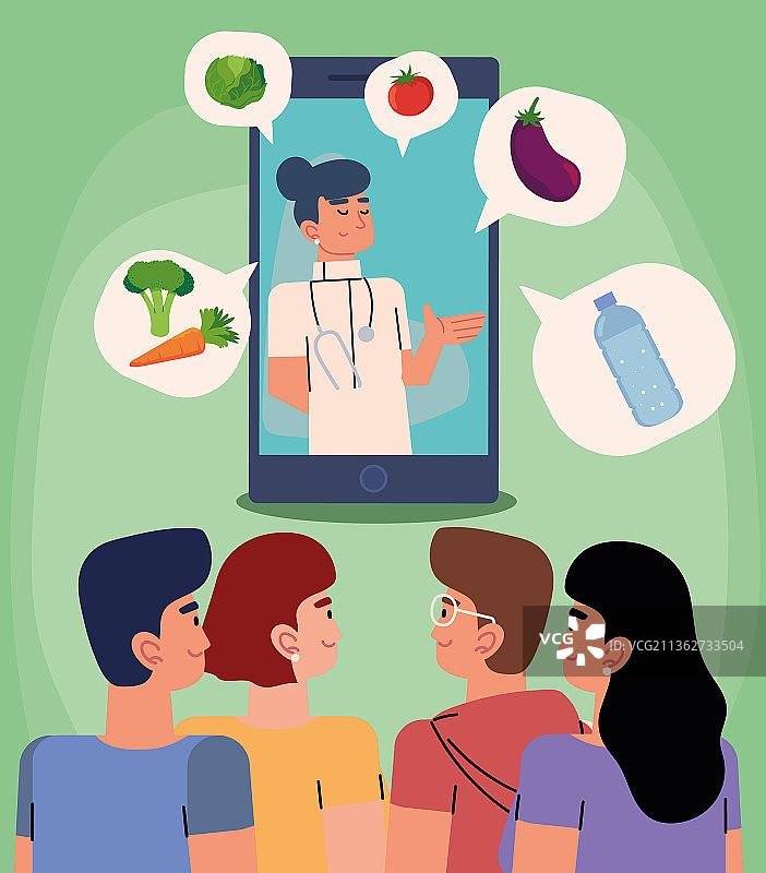营养师在线服务图片素材