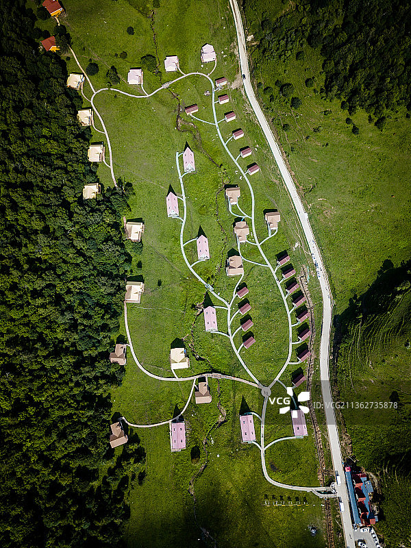 陕西宝鸡关山草原图片素材