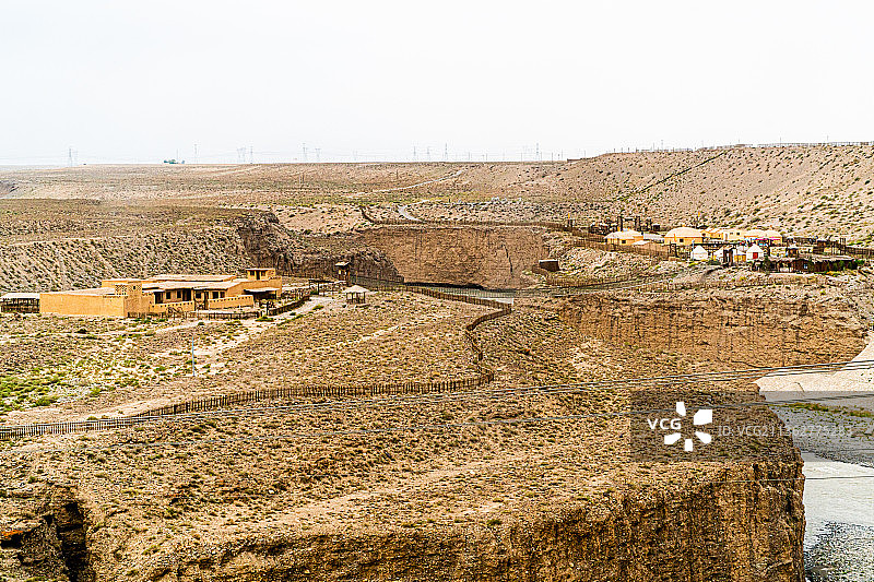 甘肃嘉峪关长城第一礅景色，图片素材