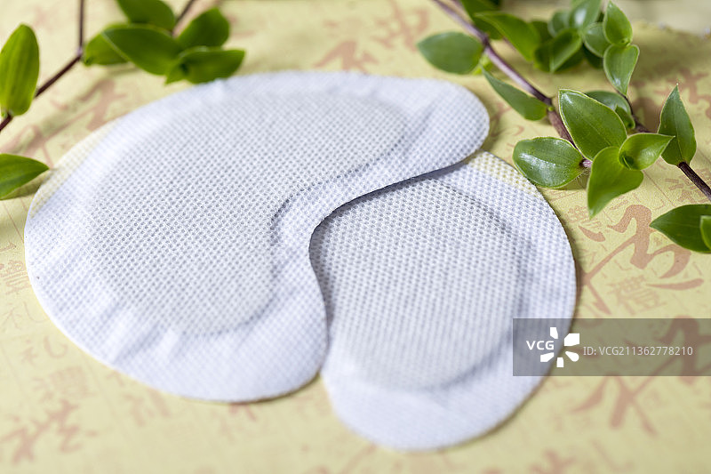 传统中成药药贴室内静物特写图片素材