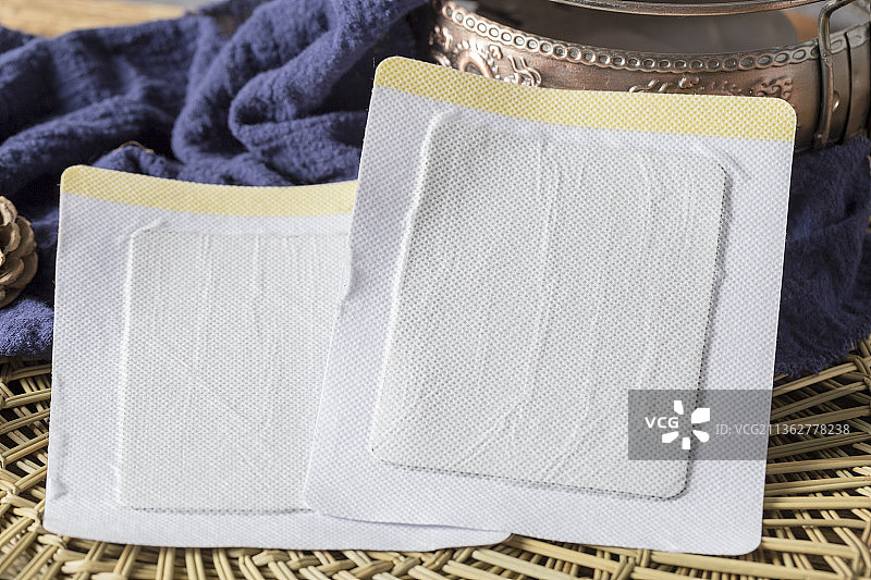 传统中成药药贴室内静物特写图片素材