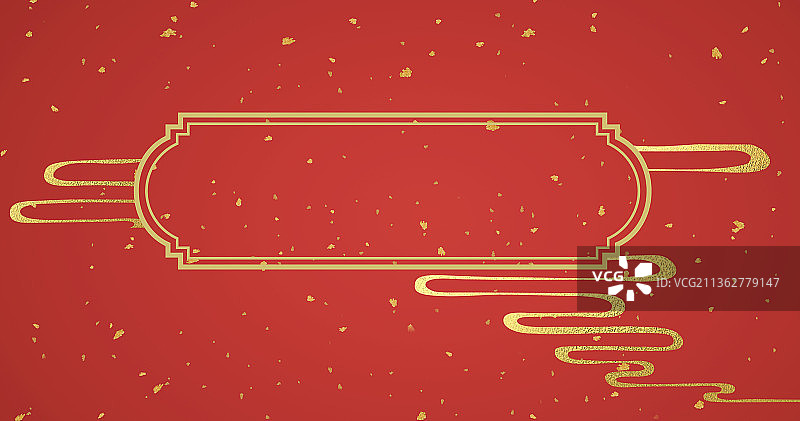 红色喜庆边框素材背景图片素材