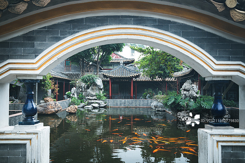 清晖园风光图片素材