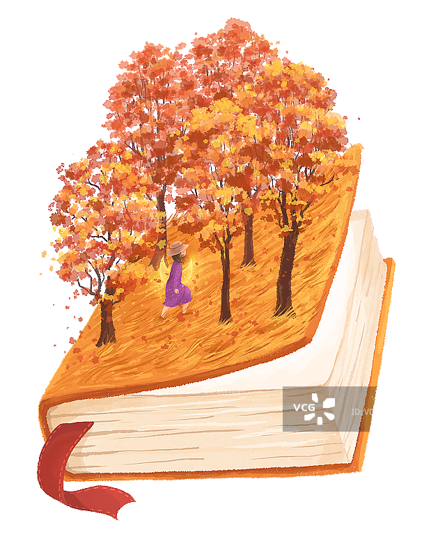 创意书籍插画元素22图片素材