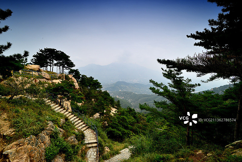 泰山天烛峰景区图片素材