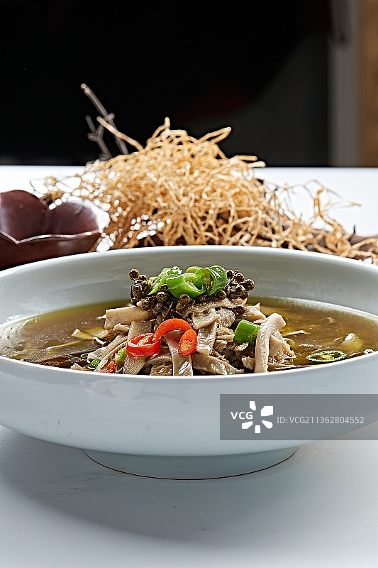 椒麻水煮猪肚丝图片素材