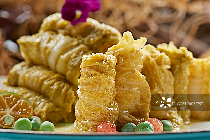 京味娃娃菜腌芥末墩图片素材