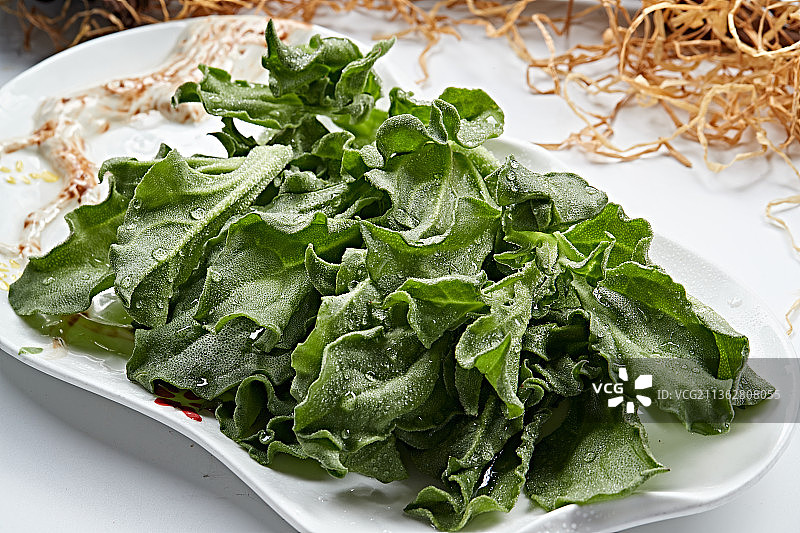 火锅食材鸡毛菜图片素材