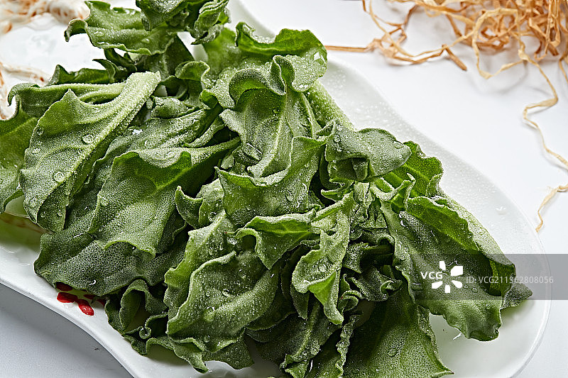 火锅食材鸡毛菜图片素材