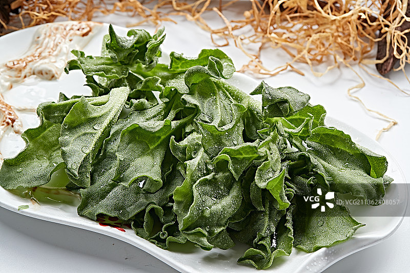 火锅食材鸡毛菜图片素材