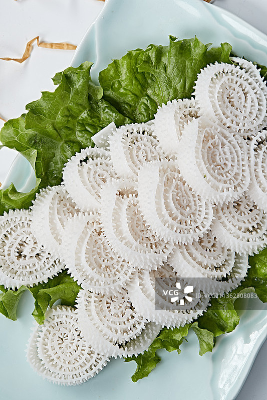 火锅食材魔芋素毛肚图片素材