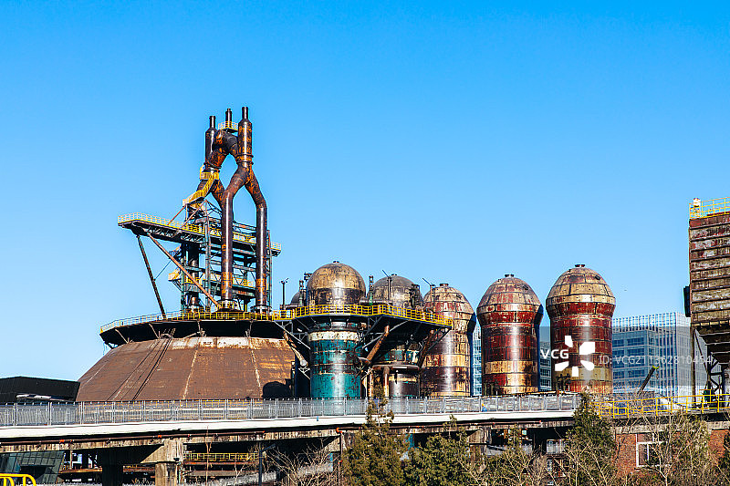 中国北京首钢园钢铁博物馆图片素材