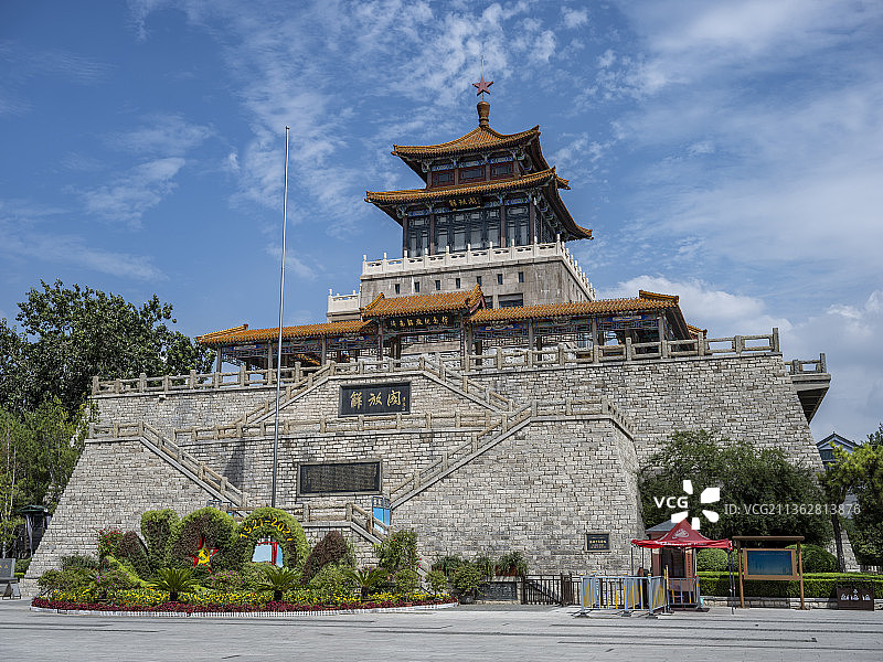 济南解放阁图片素材