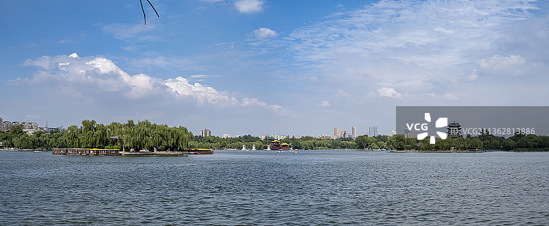 济南大明湖风光图片素材