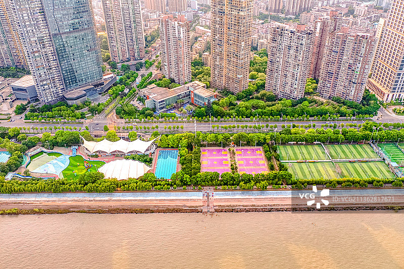 武汉汉阳江滩图片素材