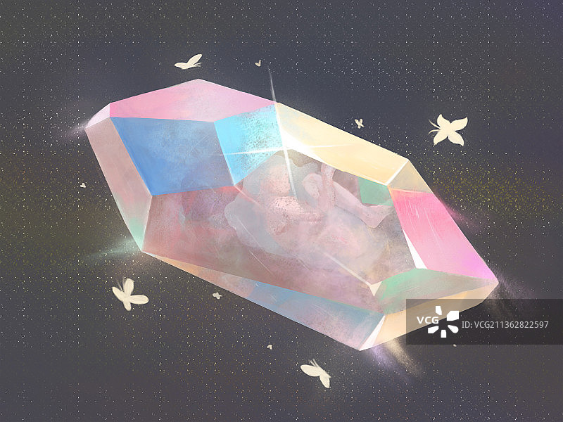 钻石女孩图片素材