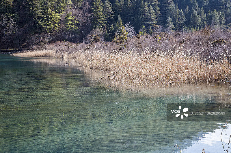 中国四川阿坝九寨沟长海景观图片素材