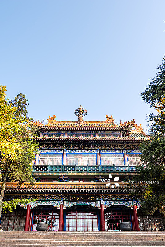 中国南京中山陵的孙中山纪念馆图片素材