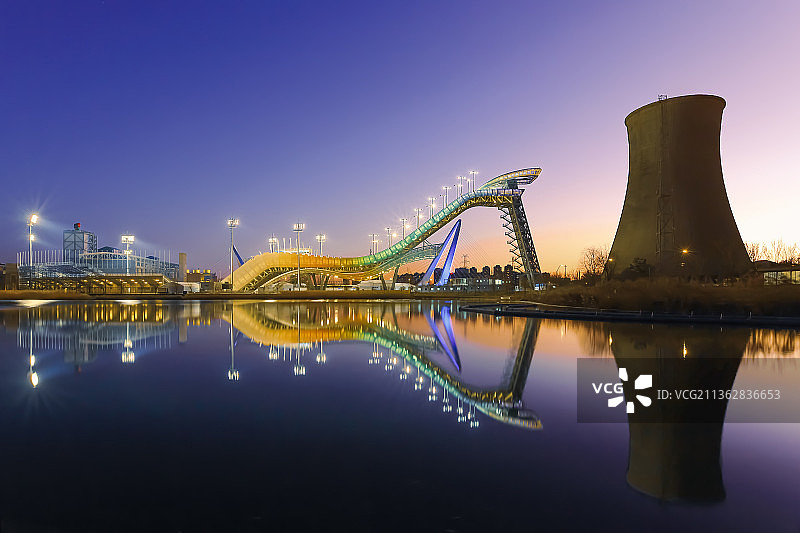 北京会首钢滑雪大跳台图片素材