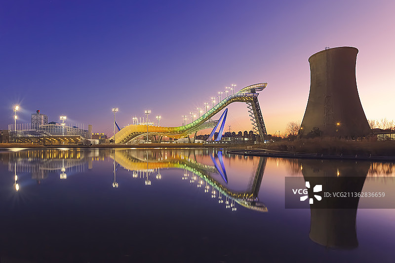 北京会首钢滑雪大跳台图片素材