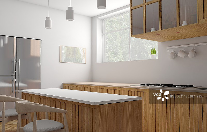 厨房餐厅客厅图片素材