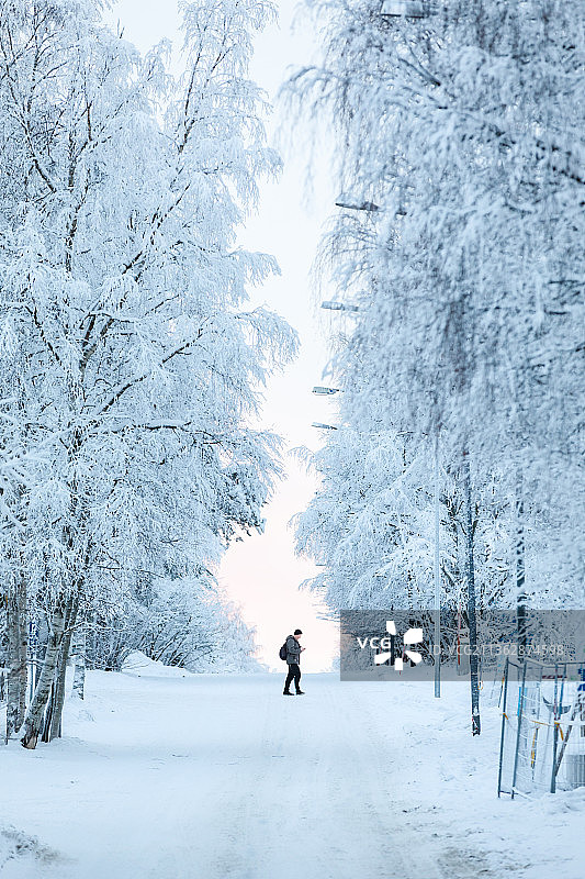 芬兰拉普兰罗瓦涅米风光图片素材