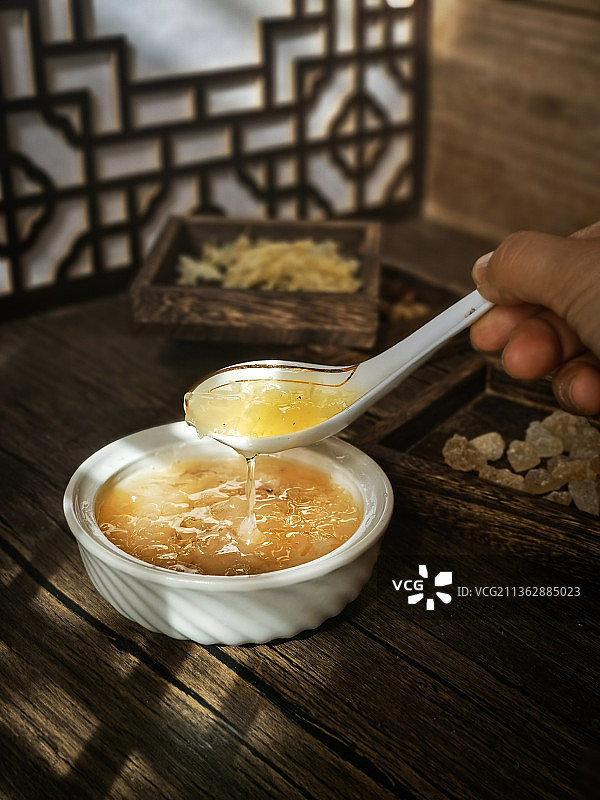 银耳羹图片素材