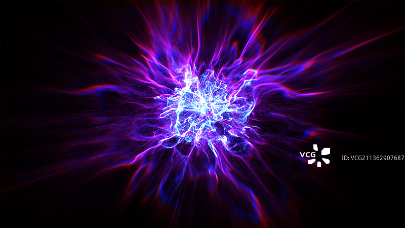 粒子放射爆炸背景图片素材