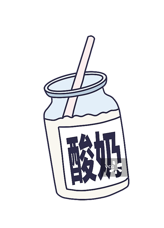 元素：酸奶图片素材