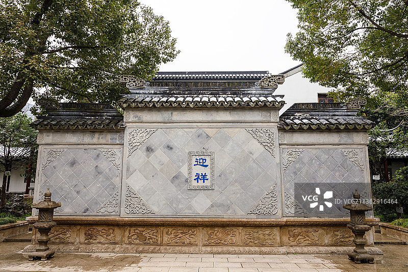 江苏苏州瑞园冬季风光图片素材