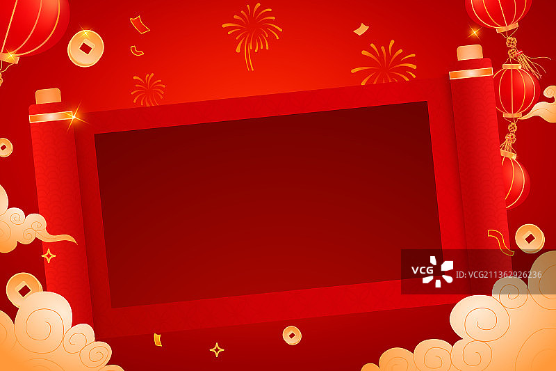 虎年春节新年老虎亲子家人汤圆元宵节美食红包中国风国潮矢量插画图片素材