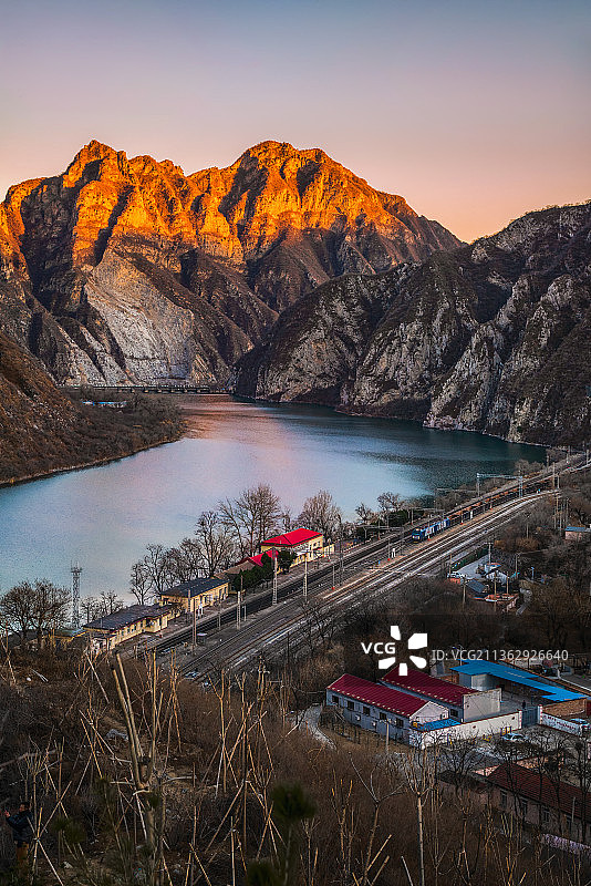 落坡岭火车站图片素材