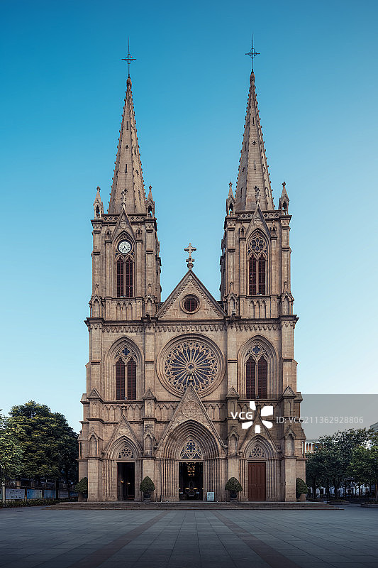 广东省广州市石室圣心大教堂图片素材