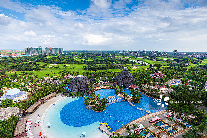 海南省海口市观澜湖国际旅游度假区图片素材