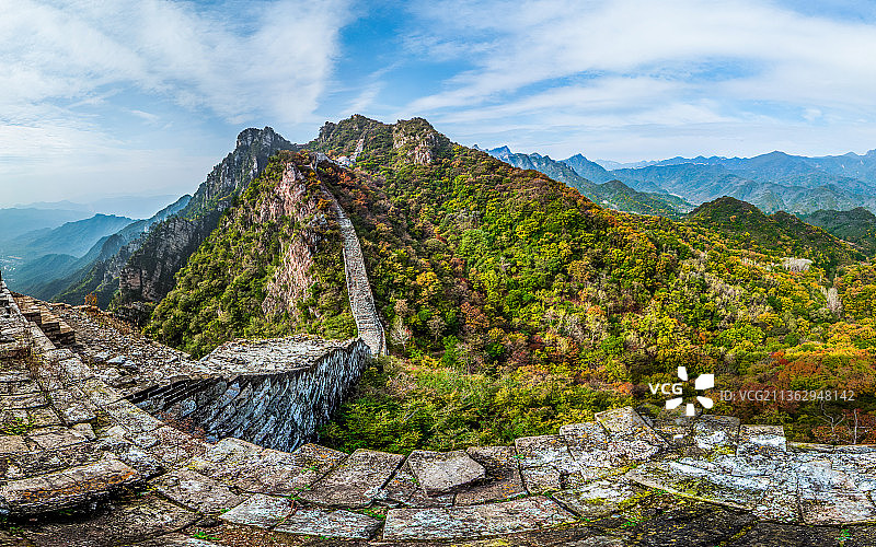 北京箭扣长城秋色图片素材