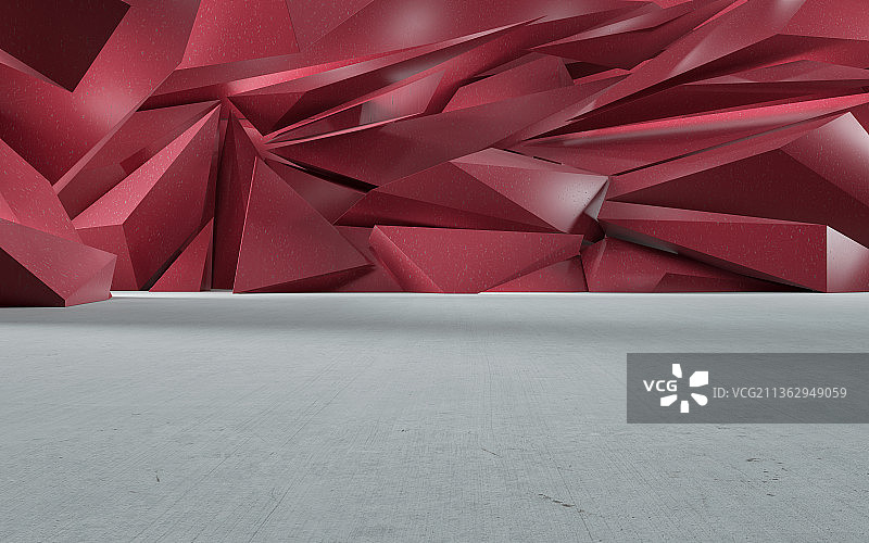 抽象_楔形_建筑空间图片素材