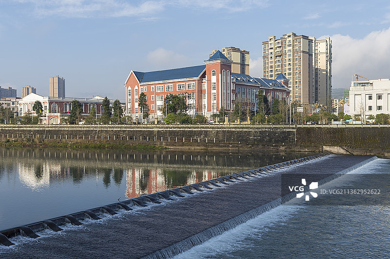 四川省荥经县城图片素材